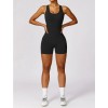 Бесшовный короткий комбенизон с Пуш-Ап Shorts Push-up Body Cannota model 44